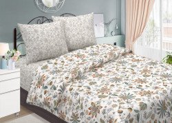 Ткань Поплин 220 см рис Цветочная фантазия (890-1) (основа)