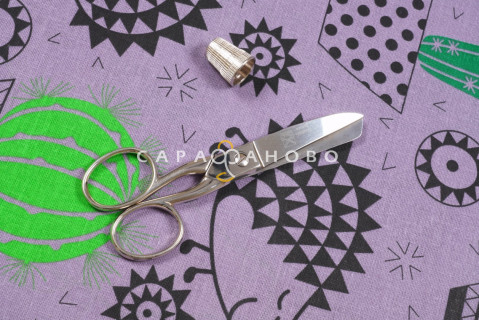 Ткань бязь 220 см рис "Ёжики" рис 11850 вид 3