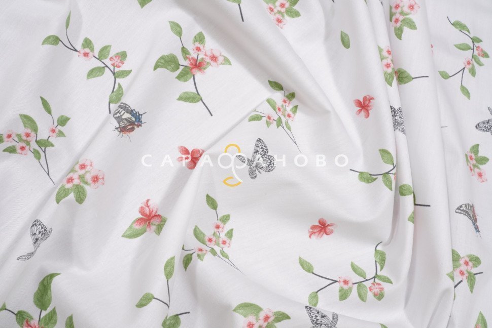 Ткань Сатин 220 см рис 120В