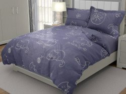 Ткань Перкаль 220 см 115 гр рис Котики вид 1 (основа)