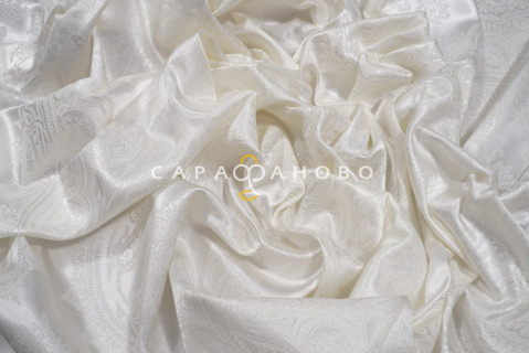 Ткань Сатин жаккард смесовой рис 303 (основа)
