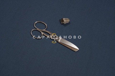 Ткань Саржа 150 см 260 гр №306 Тёмно-серый На отрез — фото 5