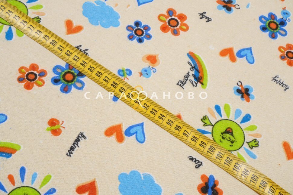 Ткань Фланель 150 см № 737-2П