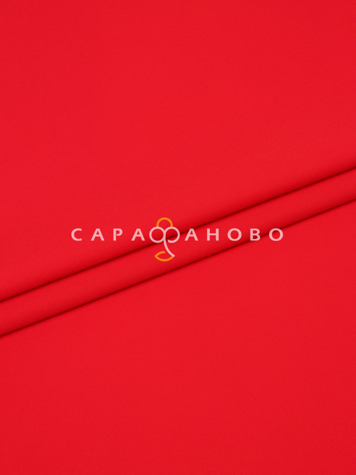 Саржа гладкокрашеная 150 см, 032 Красный 240 +/- 13 г/м2