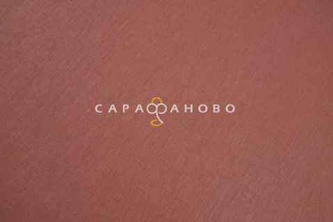 Ткань Полулён 150 см гладкокрашеный кофе № 893