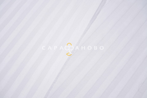 Ткань Сатин Страйп 1х1 240 см 145 гр Отбеленный