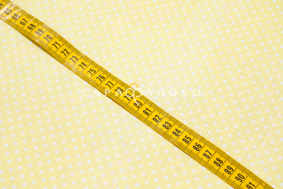Ткань Бязь 150 см 120 гр Мелкий горошек 1590-9