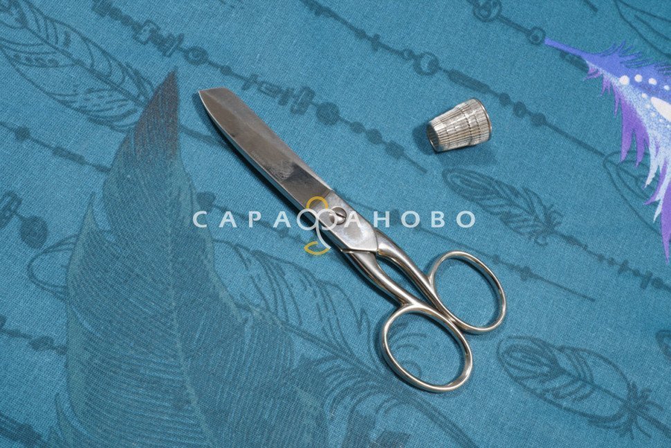 Ткань Бязь 220 см рис. 325-2 Перья (основа)