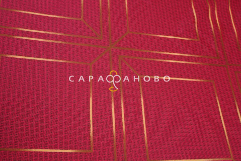 Ткань Сатин 220 см рис. 23002-1 Шарль(красный)