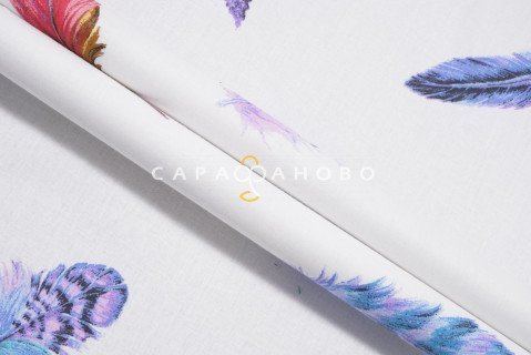 Ткань поплин 220 см рис. 12317-1 Равновесие (основа)