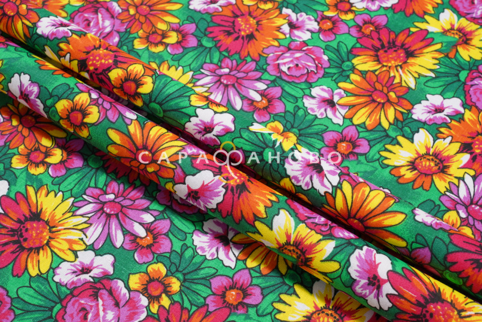 Ткань Бязь плательная 150 см рис Светлана 3877 вид 1