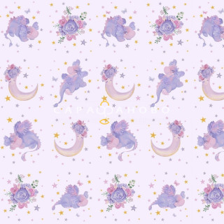 Ткань Перкаль 150 см рис 13351 вид 1 Happy