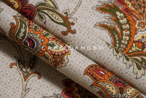 Ткань Рогожка 150 см рис. 12403-1 Армелия