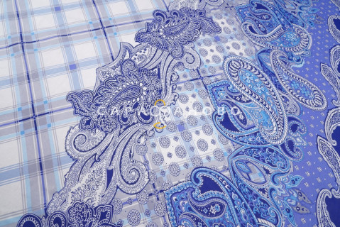 Бязь набивная 150 см рис 1637