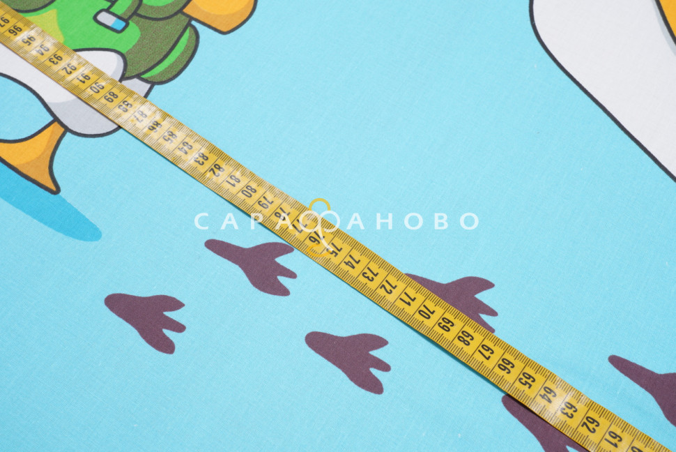 Ткань Поплин 150 см 110 гр Crazy goose 500098 вид 1 (основа)