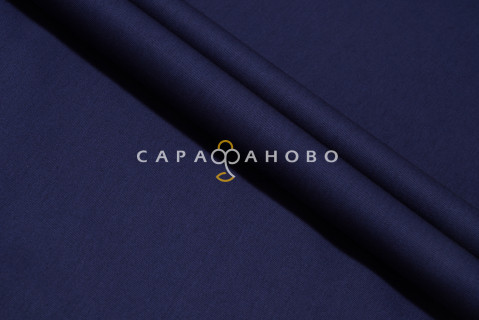 Ткань Саржа 150 см 260 гр №269 Тёмно-синий