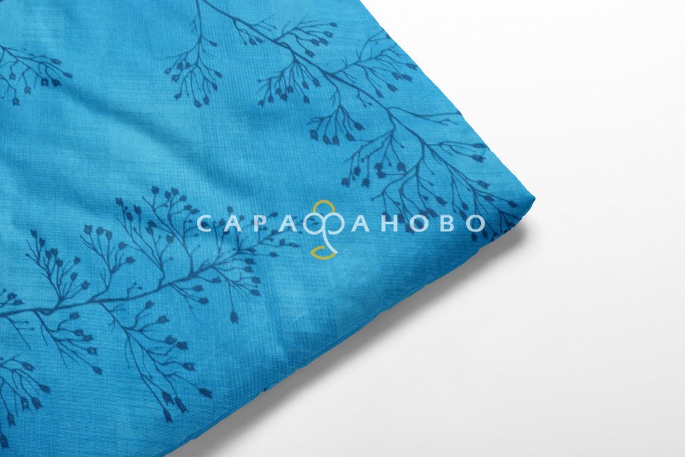 Ткань Бязь 150 см 120 гр рис.295в2 Ботаника