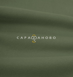 Ткань Футер-петля 30/75/20/2 3х нитка Пенье Однотон хаки