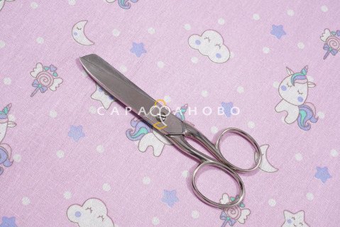 Ткань бязь 150 см 140 гр рис. 101в7/1 Единорожки