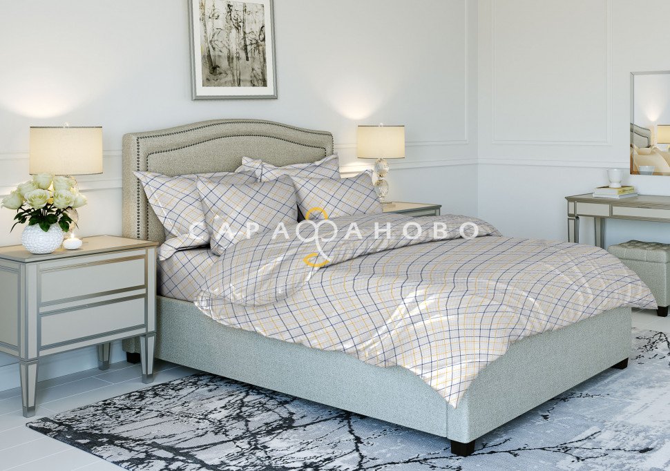 Ткань Бязь 220 см рис. 70050-2 "Честер", фото 1