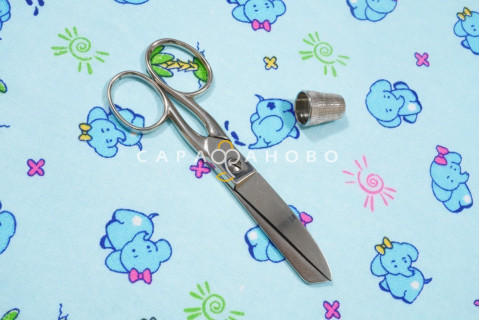 Ткань Фланель 90 см рис. 5263-1 "Добрый слоненок"