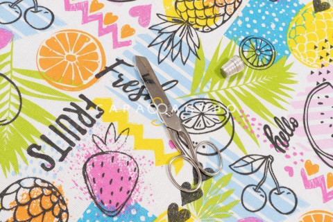 Ткань Рогожка 150 см 155 гр рис. 267в9 ФрешФут