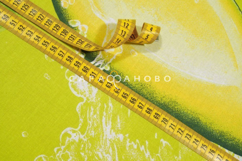 Ткань бязь 220 см 120 гр Миледи рис Авокадо fresh 70333