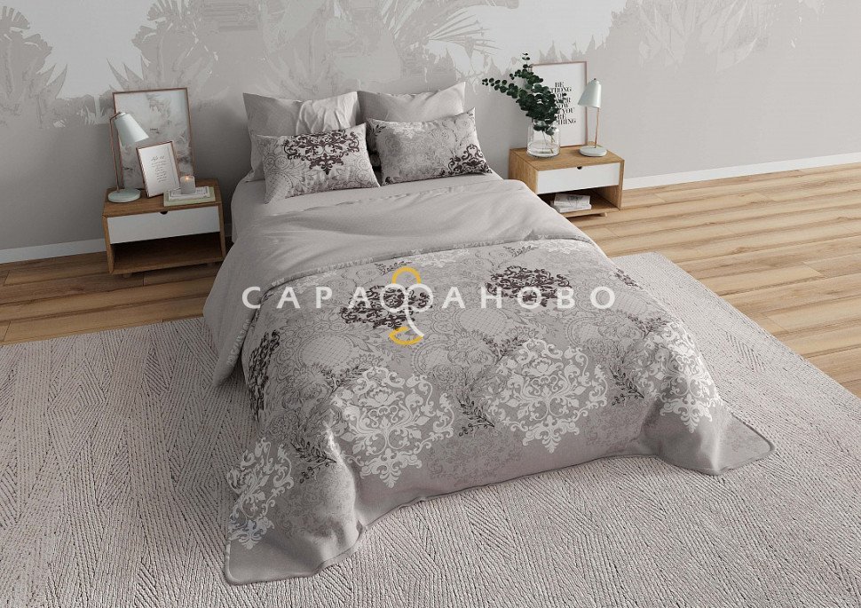 Ткань Перкаль 220 см рис. Кружево 2 (основа)