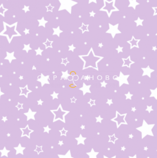 Бязь набивная 150 см №555-2П Звезды