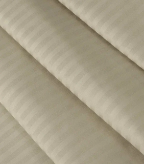 Ткань Полисатин (микрофибра) 220 см страйп 1х1 90 гр диз. (12-0304) сливочно-молочный
