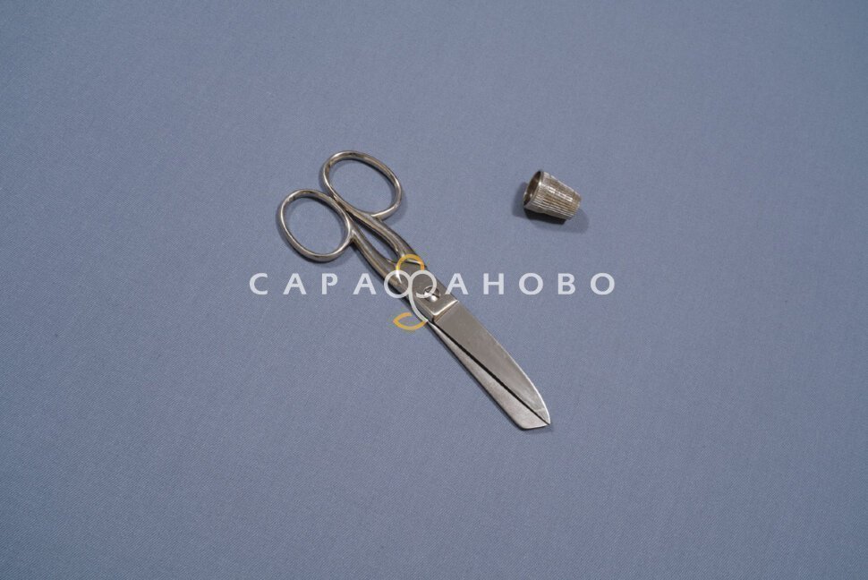Ткань Саржа 150 см 260 гр №040 Светло-серый