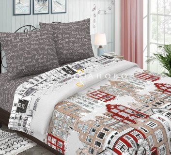 Ткань Бязь 220 см рис. 870-1 Амстердам (основа)