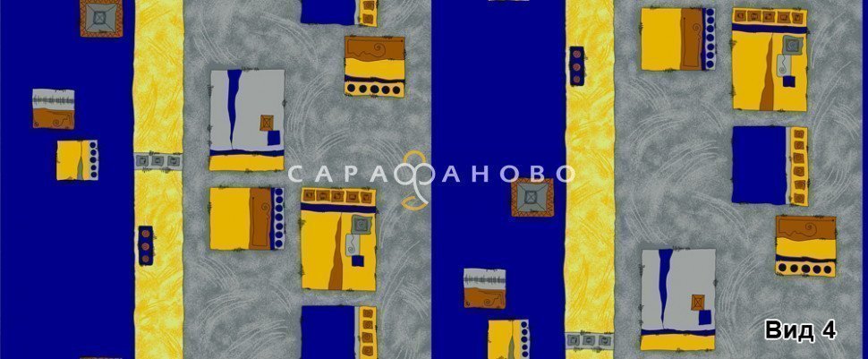Бязь набивная 150 см 100 гр, рис 126 вид 4