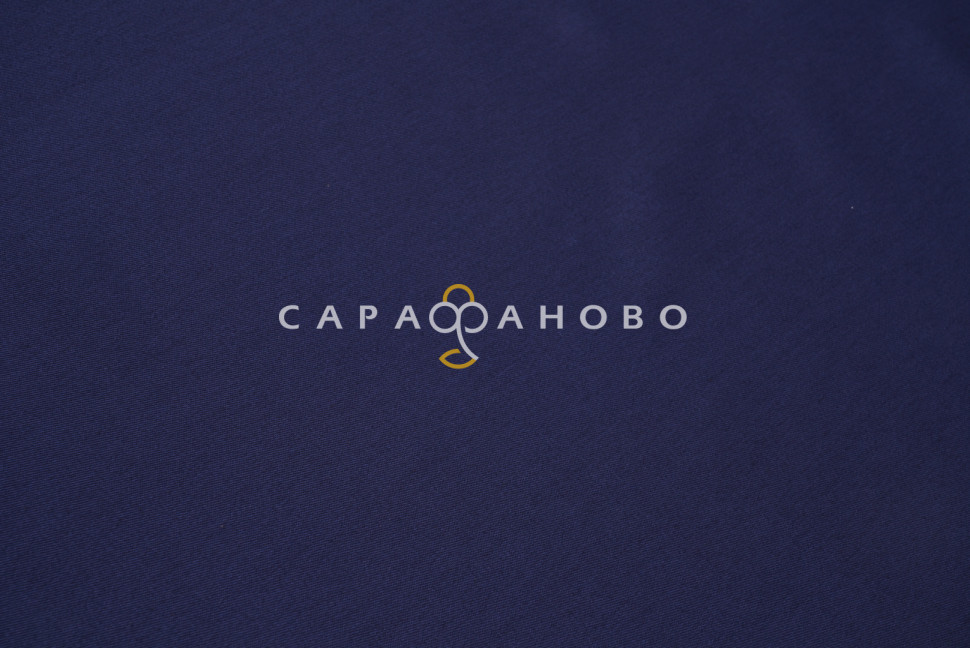 Ткань Саржа 150 см 260 гр №269 Тёмно-синий с ВО