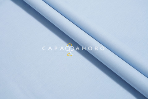 Ткань Поплин 220 См. серо-голубой рис. 22004/38003 На отрез — фото 2