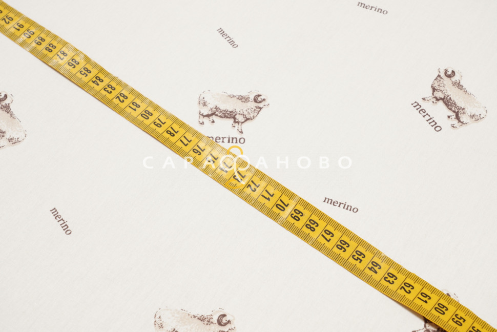 Ткань Тик смесовой 220 см набивной диз Merino GL