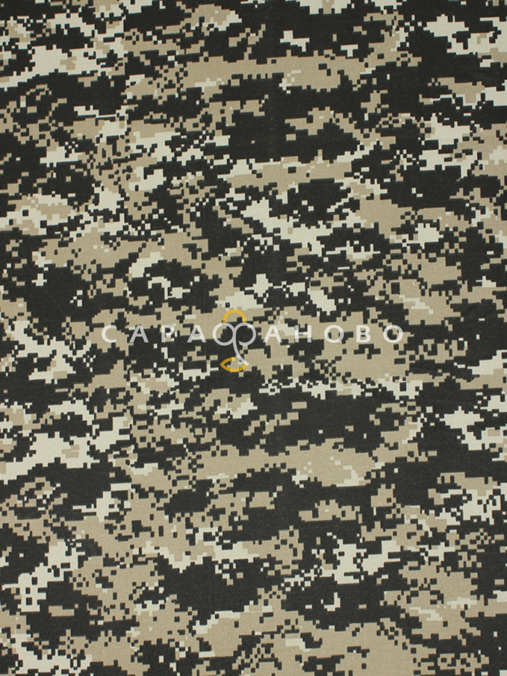 Ткань Саржа костюмная набивная 150 см, 860-2 Точка