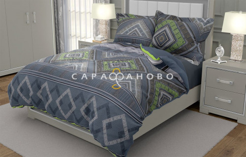 Ткань Бязь Премиум 220 см "Анкара" рис 6508 вид 1