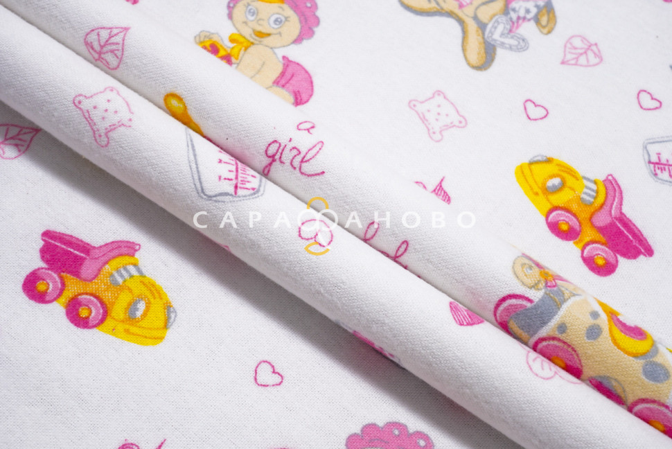 Ткань Фланель 150 см 175 гр № 897-1 Baby