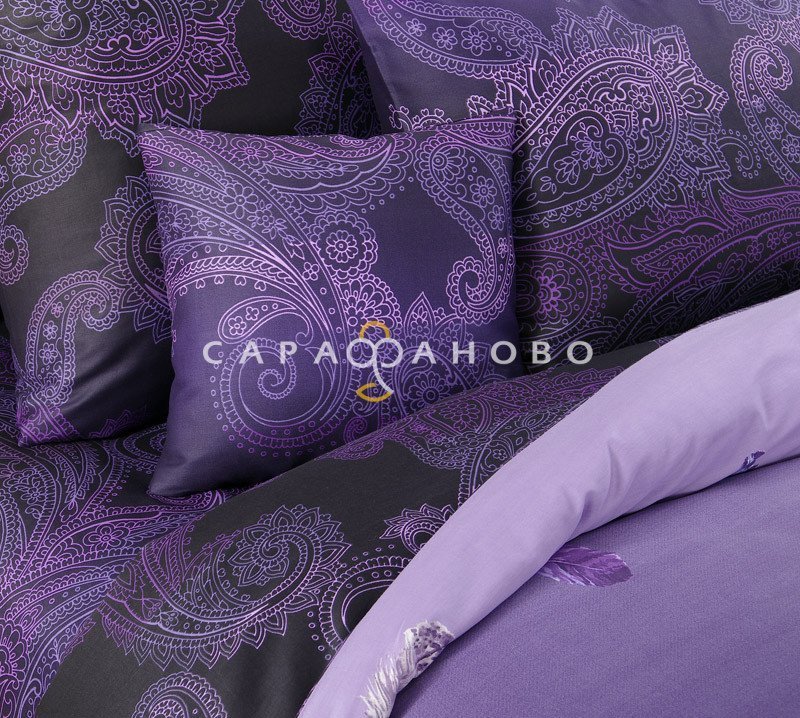 Ткань Сатин 220 см рис. 203595 Дуновение 5 (компаньон)