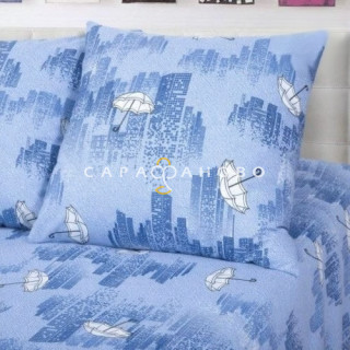 Ткань Бязь 220 см "Селфи-город" рис 11448-1