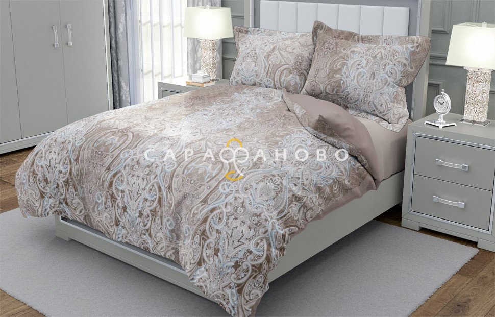 Ткань Сатин 220 см рис. 209774 Адажио (основа)